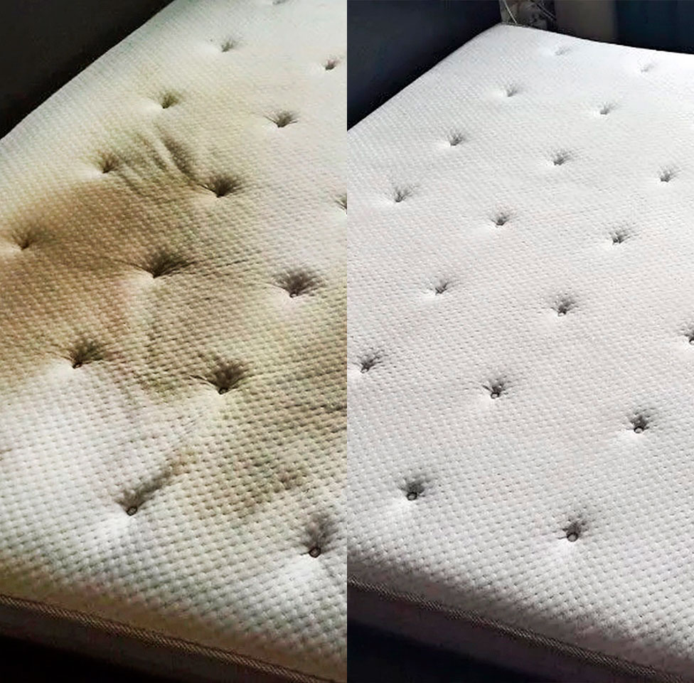 Comparativa de antes y después de la limpieza de tapicerías 