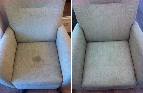 Comparativa de antes y después de la limpieza de tapicerías 