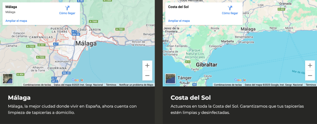 limpieza de sofás en Mijas