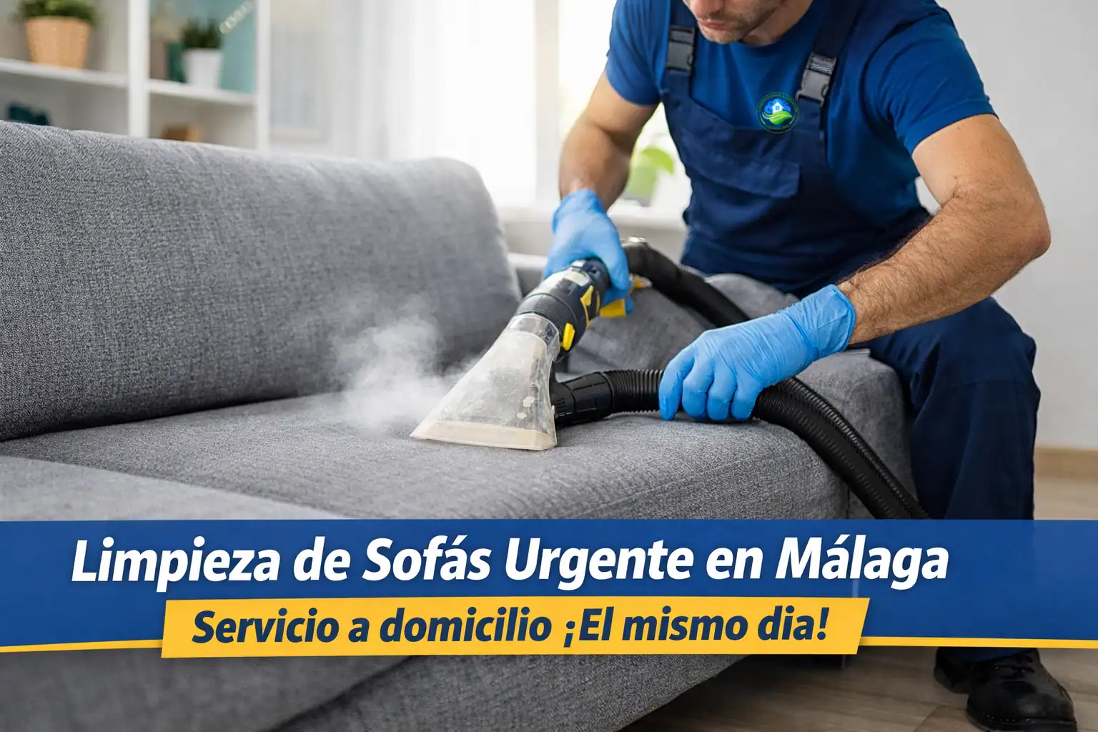 ⚡ Limpieza de sofás urgente en Málaga: servicio a domicilio el mismo día